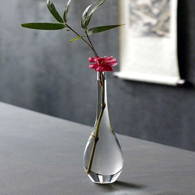 Japan Style Transparent Glass Vase