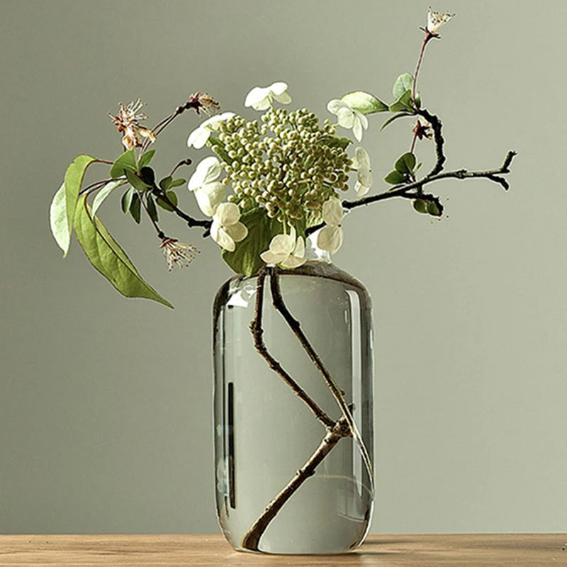 Japan Style Transparent Glass Vase