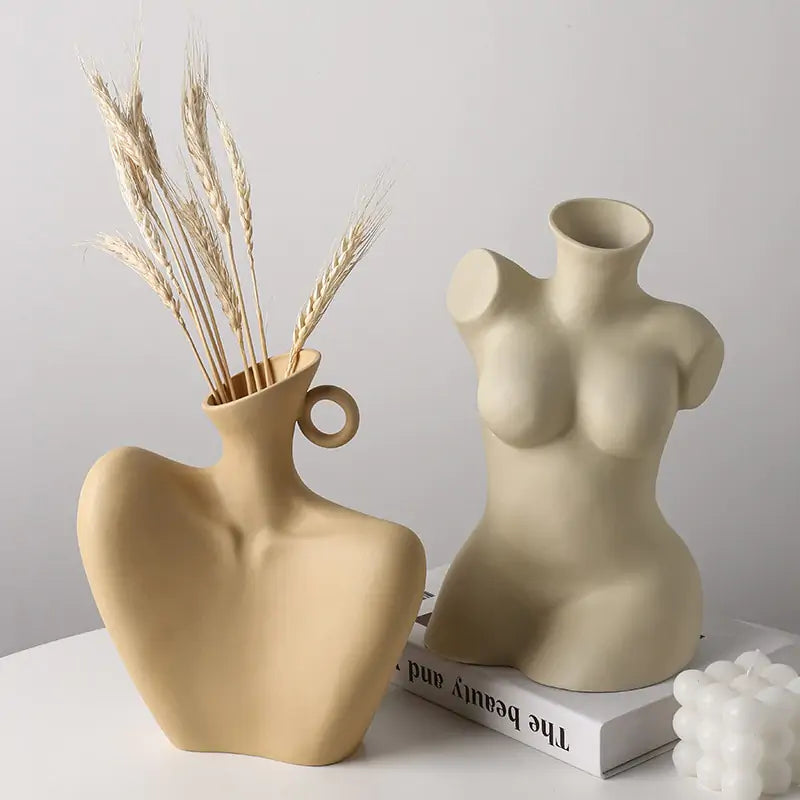 Home-Crafted Sculpture Vase